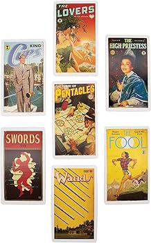 タロットカード☆THE PULP TAROT　ザ パルプ タロット　レトロ Amazon.co.jp: 正規品The Pulp Tarot ザパルプタロット／レトロ